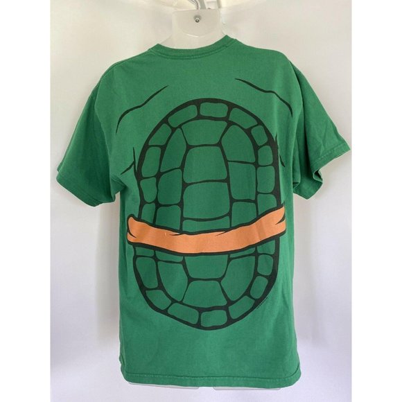 Rare TMNT Teenage Mutant Ninja Turtles T Shirt Green Size XL Cotton Giant Brand - Picture 9 of 11